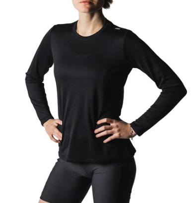 FUSION Technical Langærmet Merinould T-shirt Dame